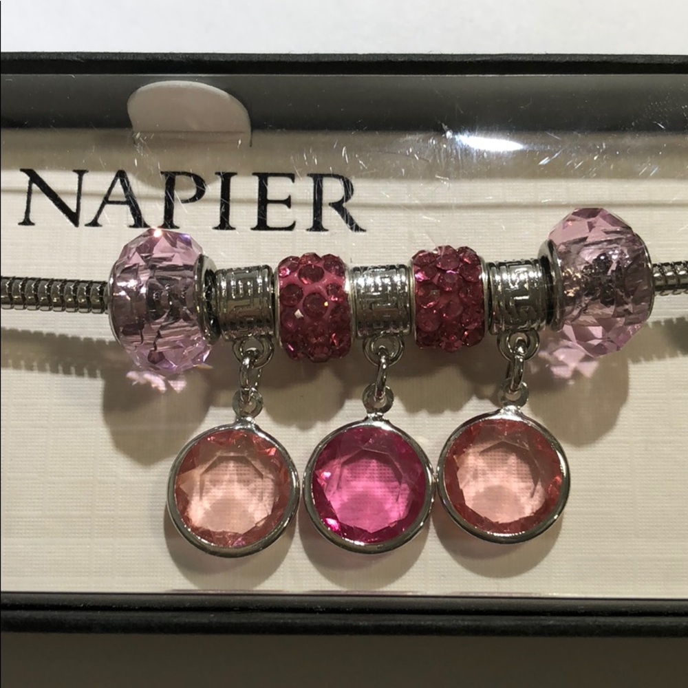 Napier NWT Pandora style beaded bracelet